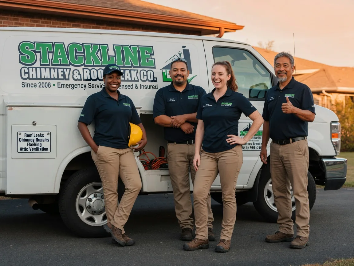Chimney flashing repair company in Clarksville, VA